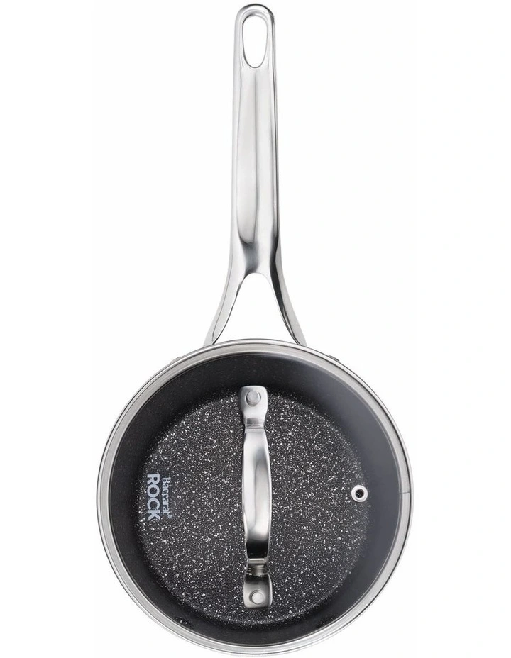 Baccarat ROCK Saucepan With Lid 16cm in Grey image 1