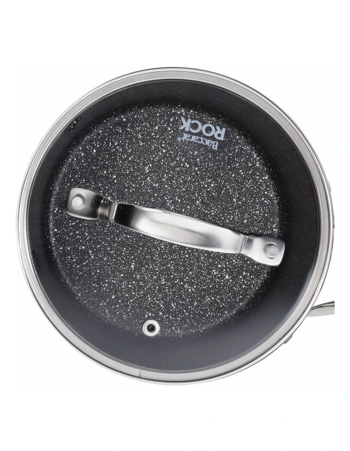 Baccarat ROCK Saucepan With Lid 16cm in Grey image 3