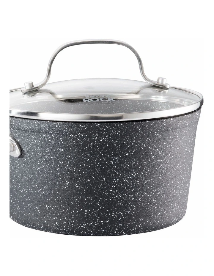 Baccarat ROCK Saucepan With Lid 16cm in Grey image 4