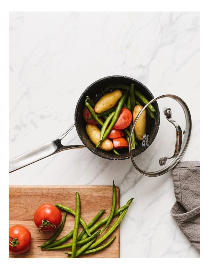 Baccarat ROCk Saucepan With Lid 20cm in Grey image 5