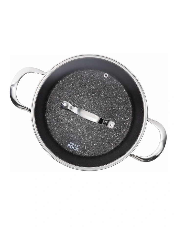 Baccarat ROCK Casserole 24cm in Grey image 2