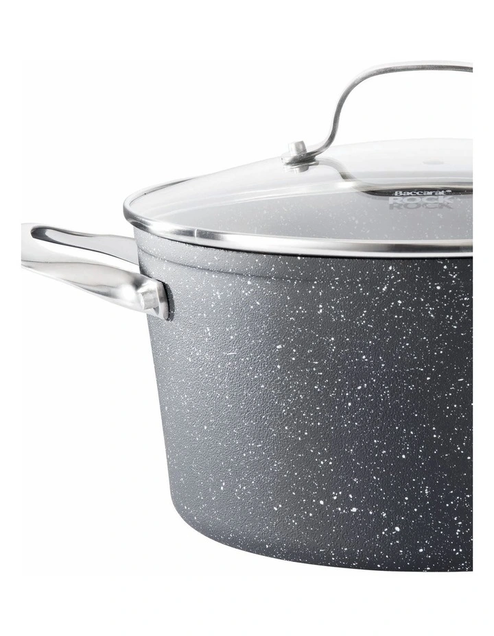 Baccarat ROCK Casserole 24cm in Grey image 3
