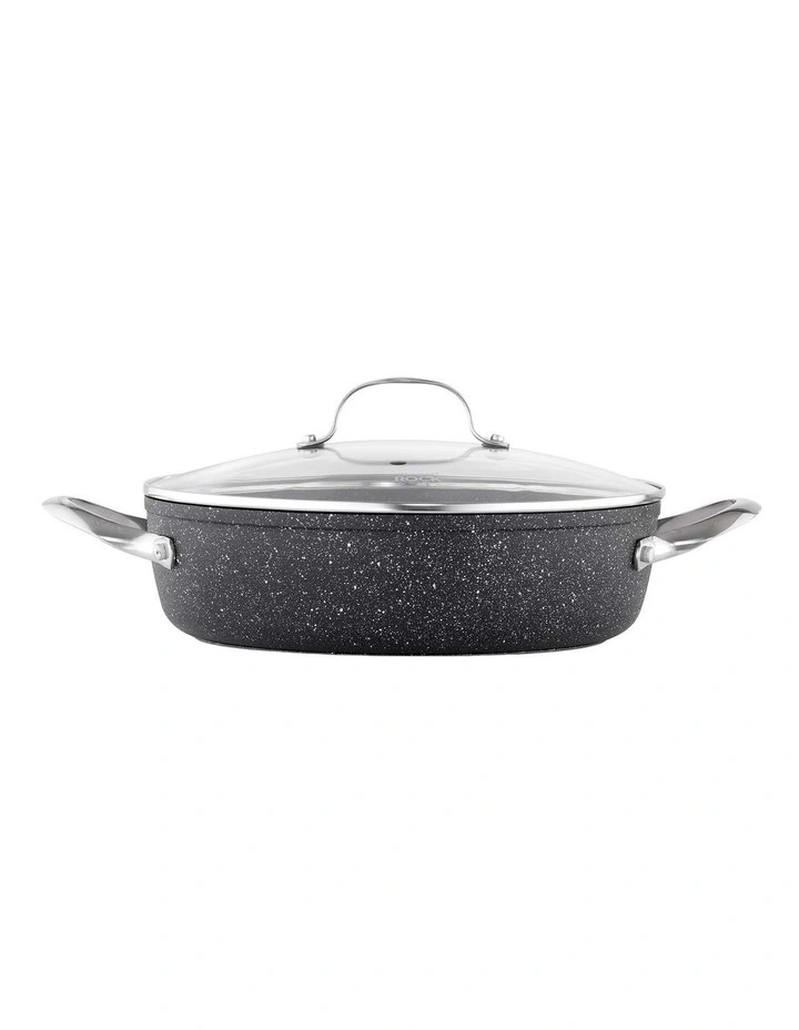 Baccarat ROCK Saute Pan With Lid 28cm in Grey image 2