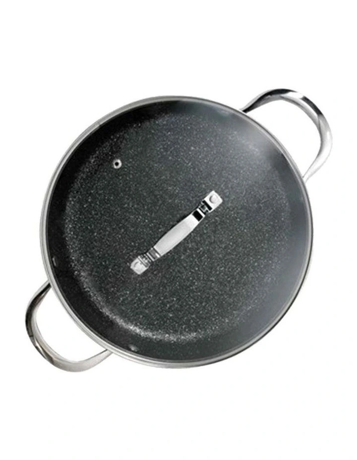 Baccarat Rock Saute Pan With Lid 28cm in Grey image 2