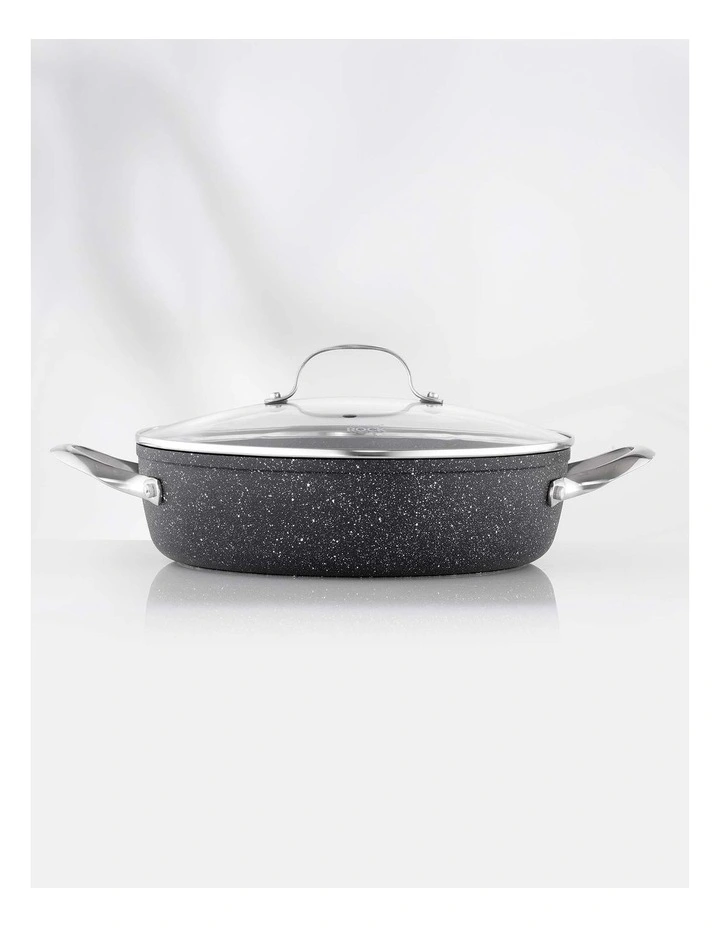 Baccarat ROCK Saute Pan With Lid 28cm in Grey image 5