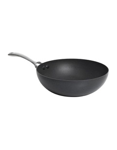 Baccarat iD3 Hard Anodised Stir Fry Pan 28cm in Black
