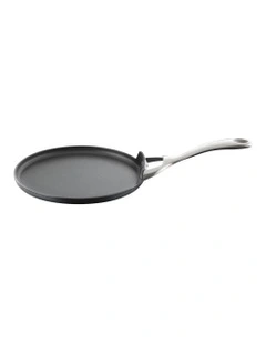 Baccarat iD3 Hard Anodised Crepe Pan 24cm in Black