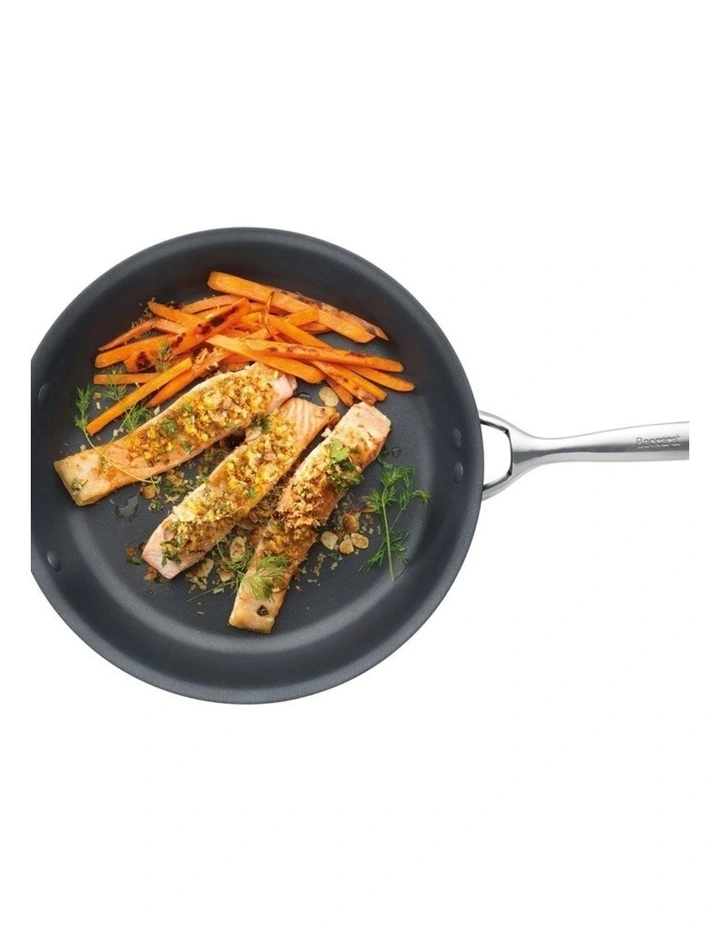 Baccarat iD3 Hard Anodised Frypan With Handle 32cm in Black image 1