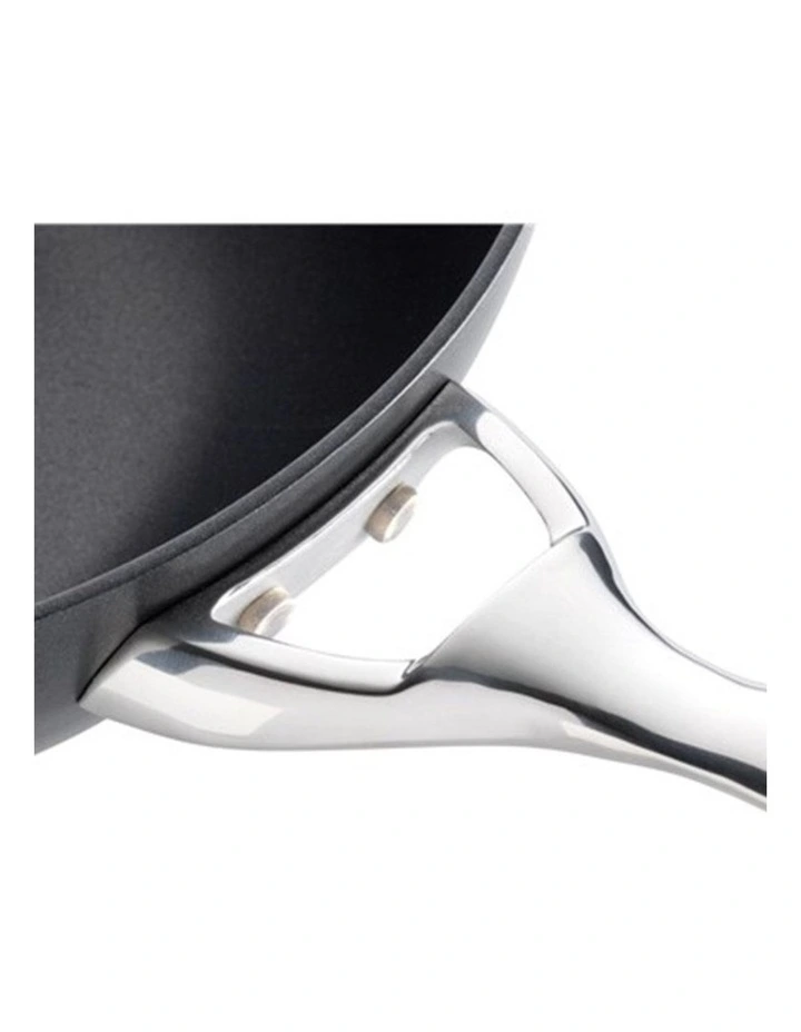 Baccarat iD3 Hard Anodised Frypan With Handle 32cm in Black image 2