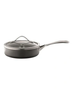 Baccarat iD3 Hard Anodised Egg Poacher With Lid 20cm in Black