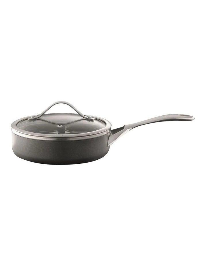Baccarat iD3 Hard Anodised Egg Poacher With Lid 20cm in Black image 1
