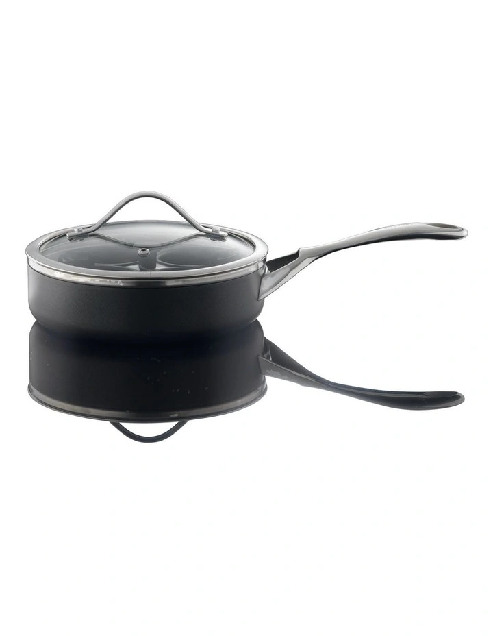 Baccarat iD3 Hard Anodised Egg Poacher With Lid 20cm in Black image 3