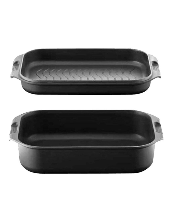Baccarat iD3 Non-Stick Roast And Grill Multi Pan 34x24cm in Black image 3
