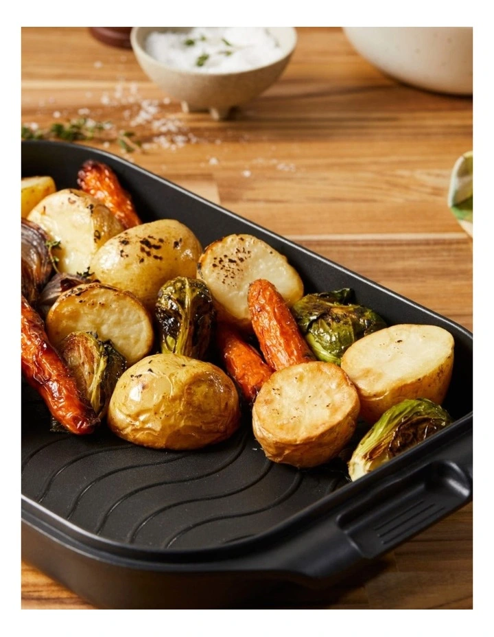 Baccarat iD3 Non-Stick Roast And Grill Multi Pan 34x24cm in Black image 6