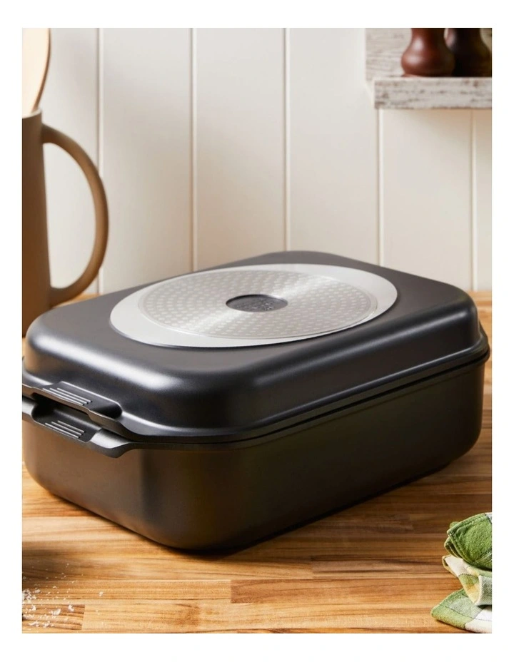 Baccarat iD3 Non-Stick Roast And Grill Multi Pan 34x24cm in Black image 7