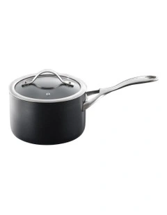 Baccarat iD3 Hard Anodised Saucepan With Lid 16cm in Black