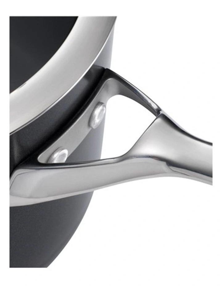 Baccarat iD3 Hard Anodised Saucepan With Lid 16cm in Black image 3