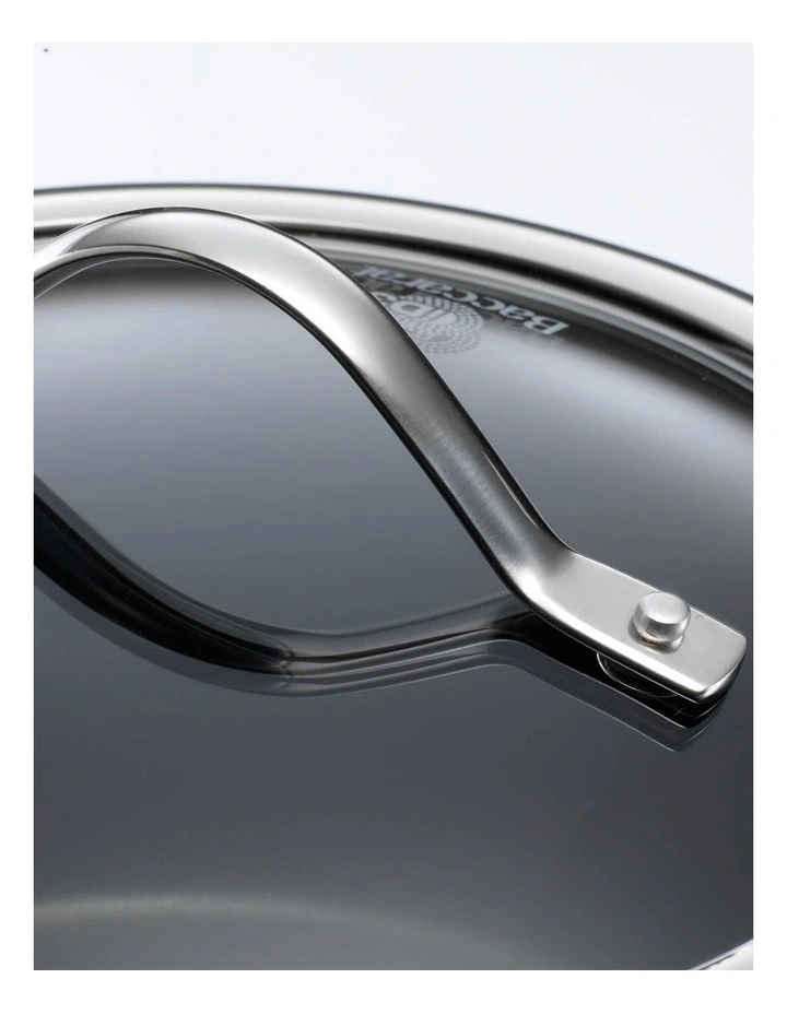 Baccarat iD3 Hard Anodised Casserole with Lid in Black image 3