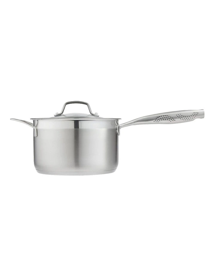 Baccarat iD3 Stainless Steel Saucepan With Lid 20cm in Silver image 2