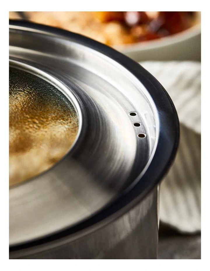 Baccarat iD3 Stainless Steel Saucepan With Lid 18cm in Silver image 4