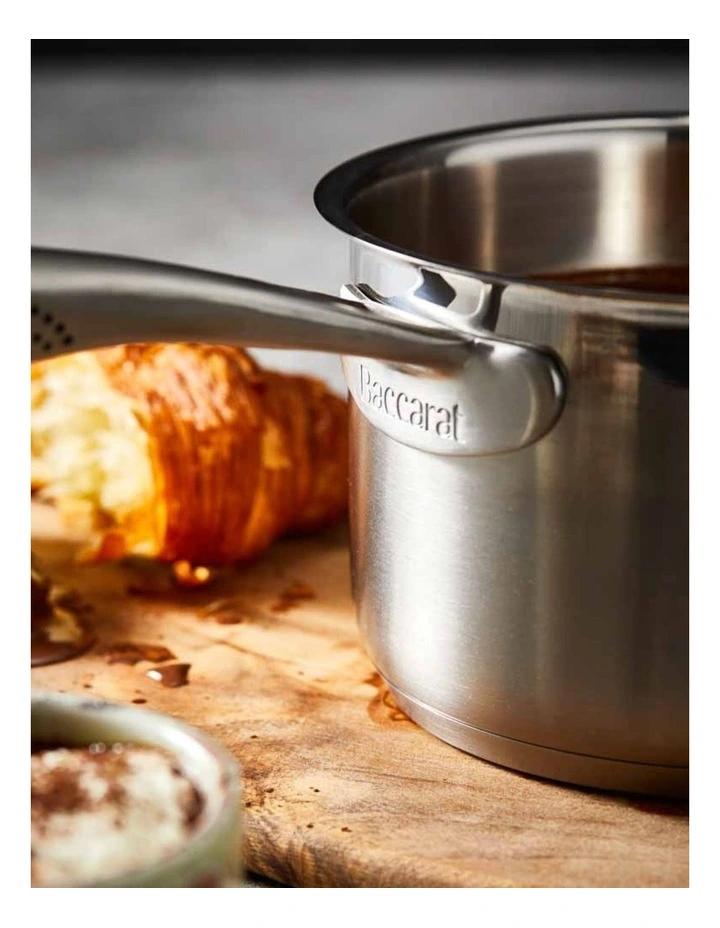 Baccarat iD3 Stainless Steel Saucepan With Lid 16cm in Silver image 7