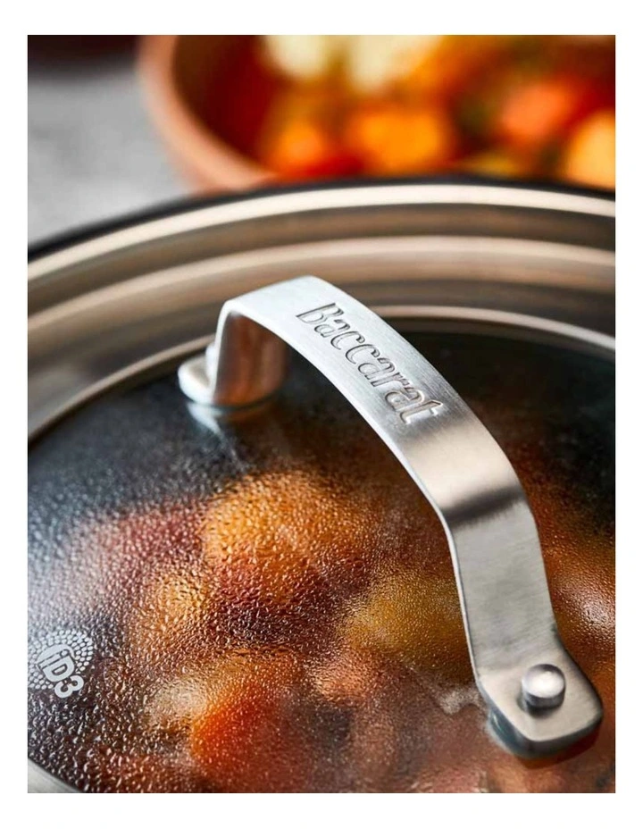 Baccarat iD3 Stainless Steel Casserole With Lid 20cm in Silver image 5