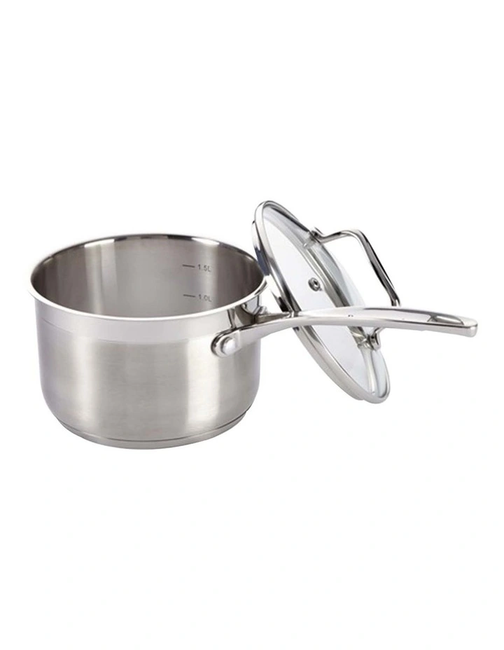 Baccarat IconiX Saucepan With Lid 16cm in Silver image 2