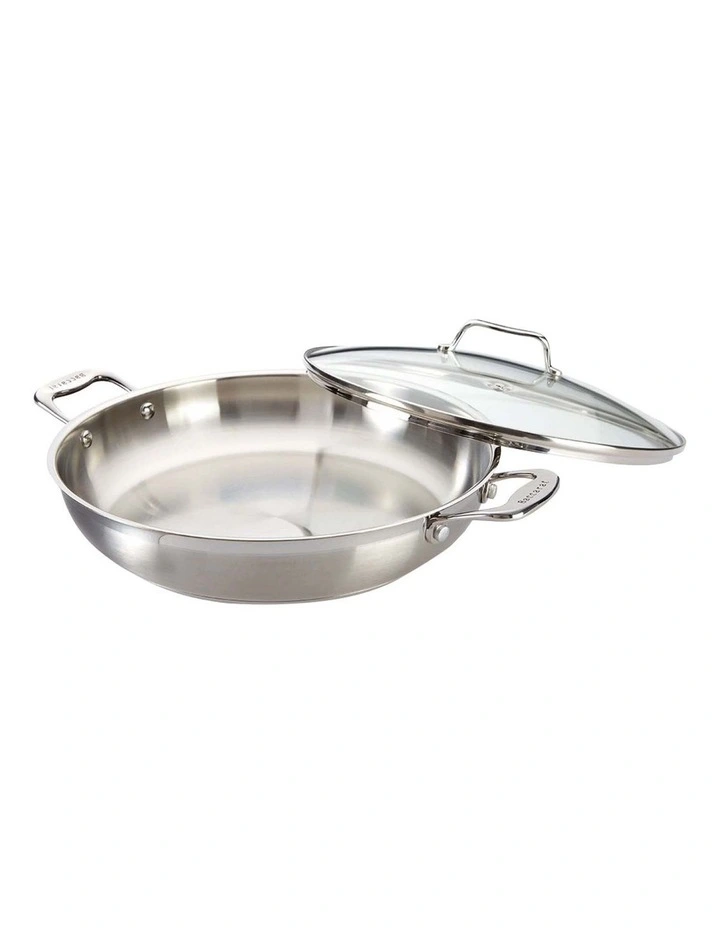 Baccarat iconiX Chef Pan With Lid 32cm in Silver image 3