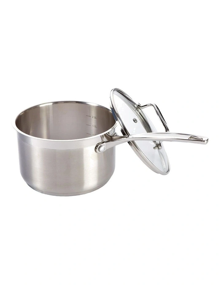 Baccarat iconiX Saucepan With Lid 18cm in Silver image 2