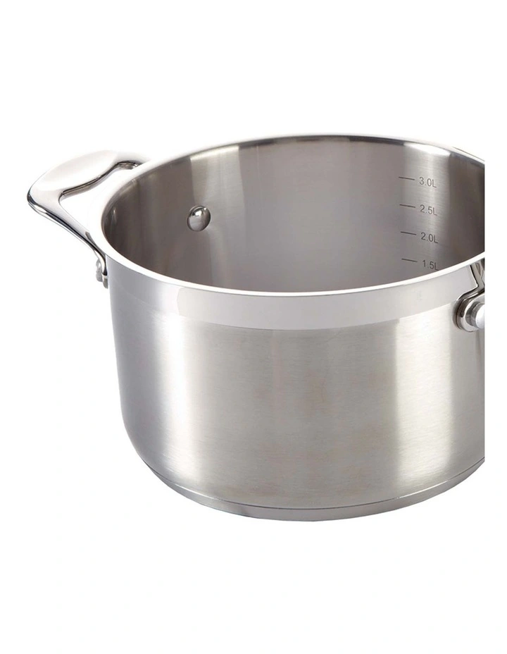 Baccarat iconiX Saucepan With Lid 20cm in Silver image 3