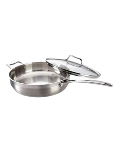 Baccarat Iconix Saute Pan With Lid 28cm in Silver