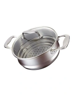 Baccarat Iconix Universal Steamer With Lid 20cm in Silver