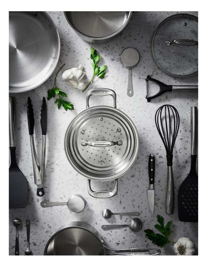 Baccarat IconiX Universal Steamer With Lid 20cm in Silver image 6