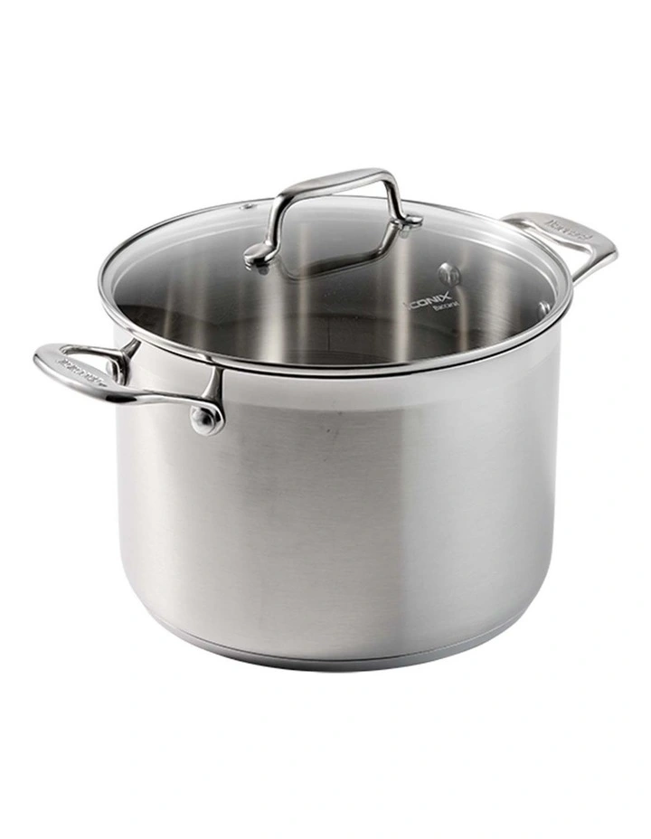 Baccarat iconiX Stockpot With Lid 24cm in Silver image 1