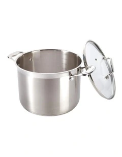Baccarat Iconix Stockpot With Lid 24cm in Silver