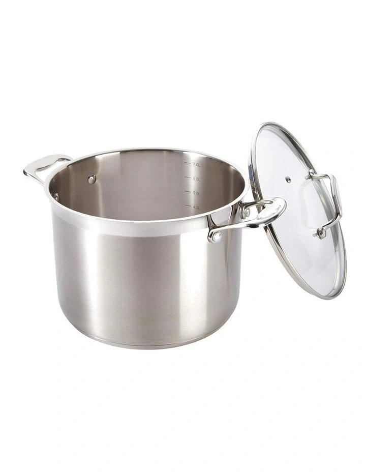 Baccarat Iconix Stockpot With Lid 24cm in Silver image 1