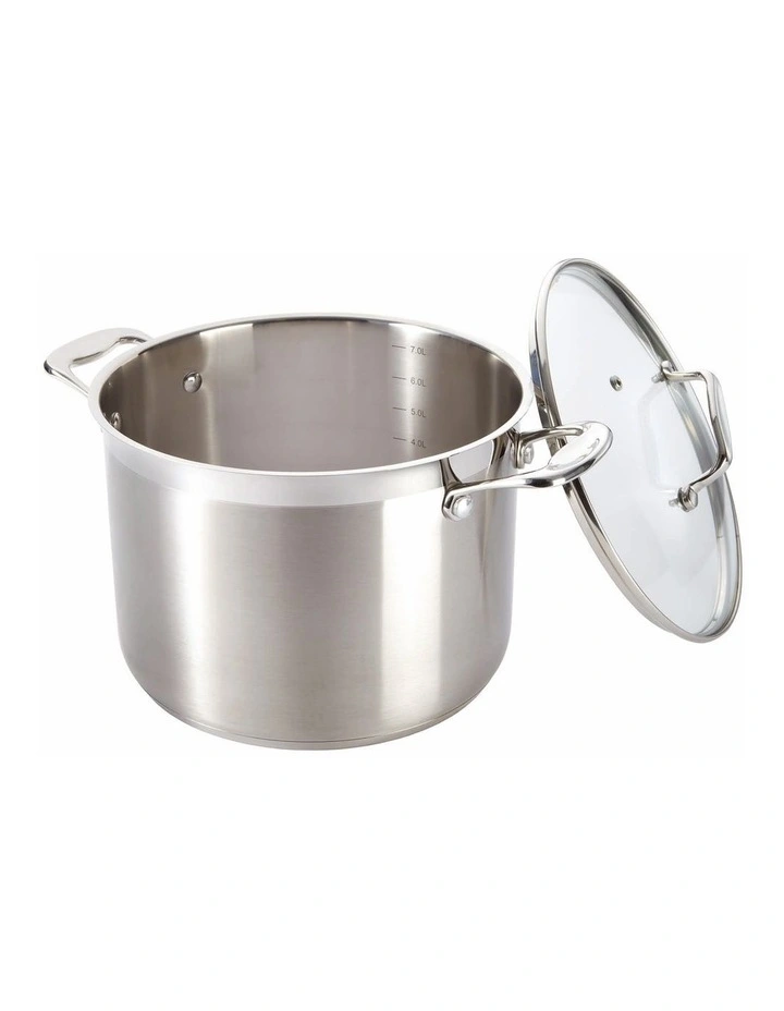 Baccarat iconiX Stockpot With Lid 24cm in Silver image 2