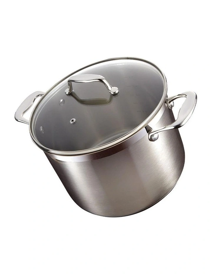 Baccarat Iconix Stockpot With Lid 24cm in Silver image 2