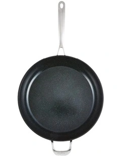 Baccarat Stone Frypan With Handle 32cm in Black