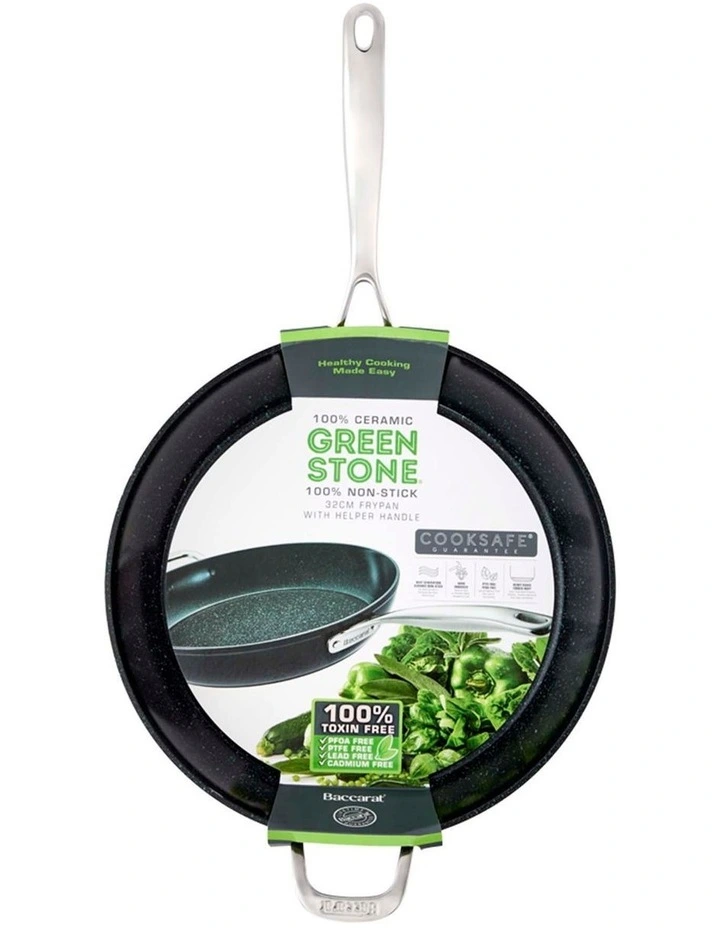 Baccarat GREEN STONE Frypan With Handle 32cm in Black image 4