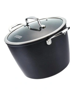Baccarat Stone Stockpot With Lid 26cm in Black
