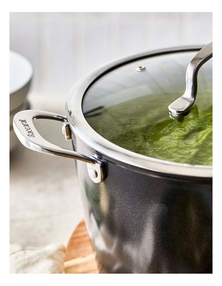 Baccarat GREEN STONE Stockpot With Lid 26cm in Black image 4