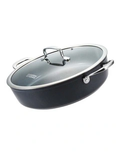 Baccarat GREEN STONE Ultimate Pan 32cm in Black