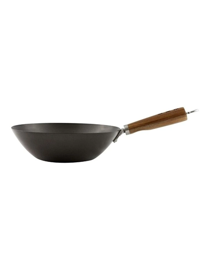Soffritto Carbon Steel Wok 26cm in Grey image 3