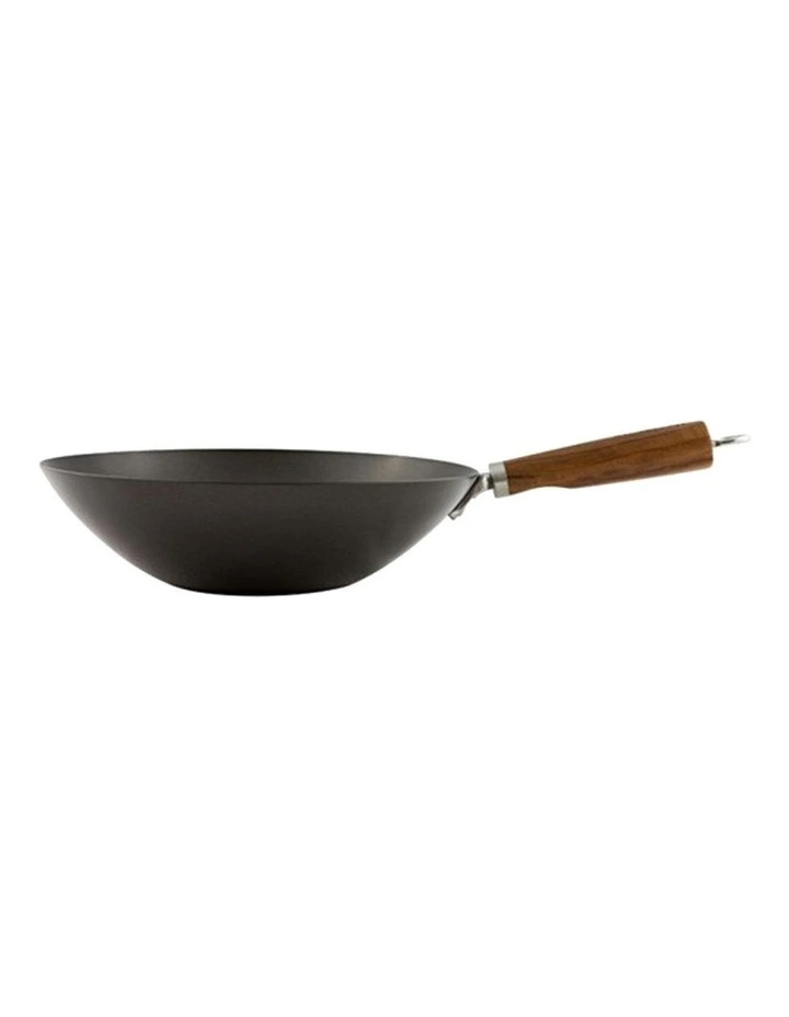 Soffritto Carbon Steel Wok 30cm in Grey image 3