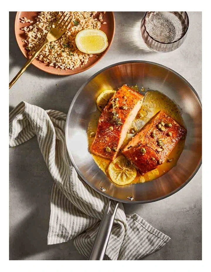 Baccarat Gourmet Frypan 26cm in Silver image 3