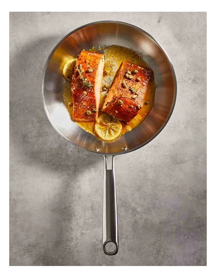 Baccarat Gourmet Frypan 26cm in Silver image 4