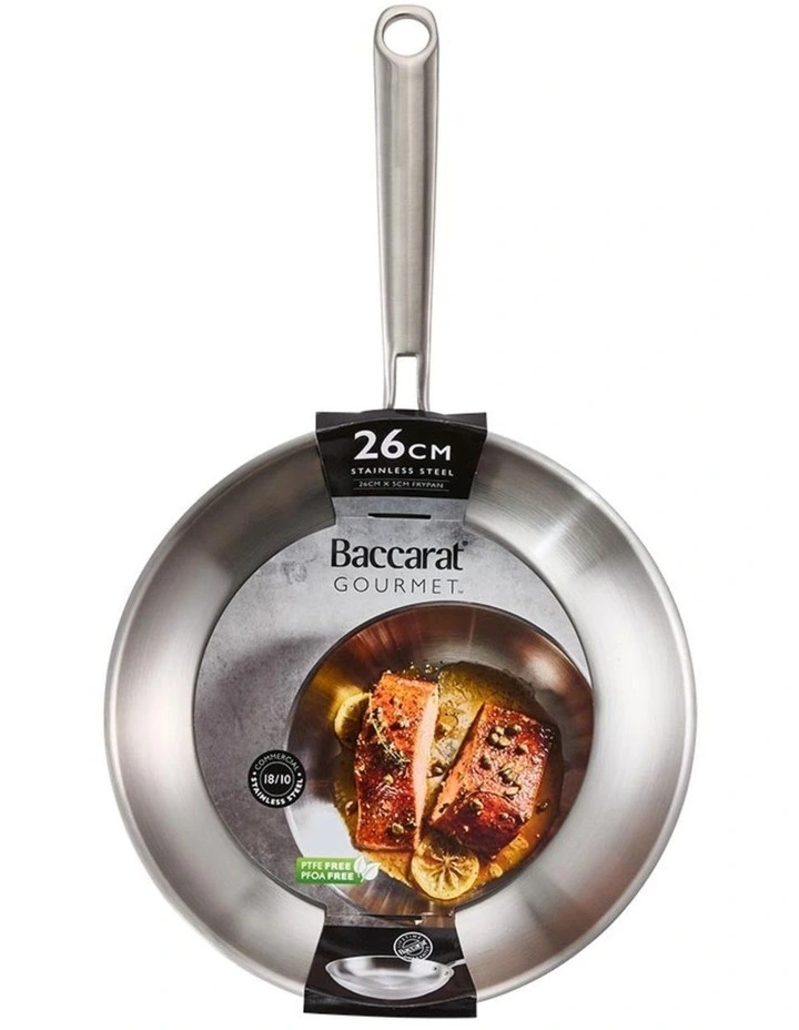 Baccarat Gourmet Frypan 26cm in Silver image 5