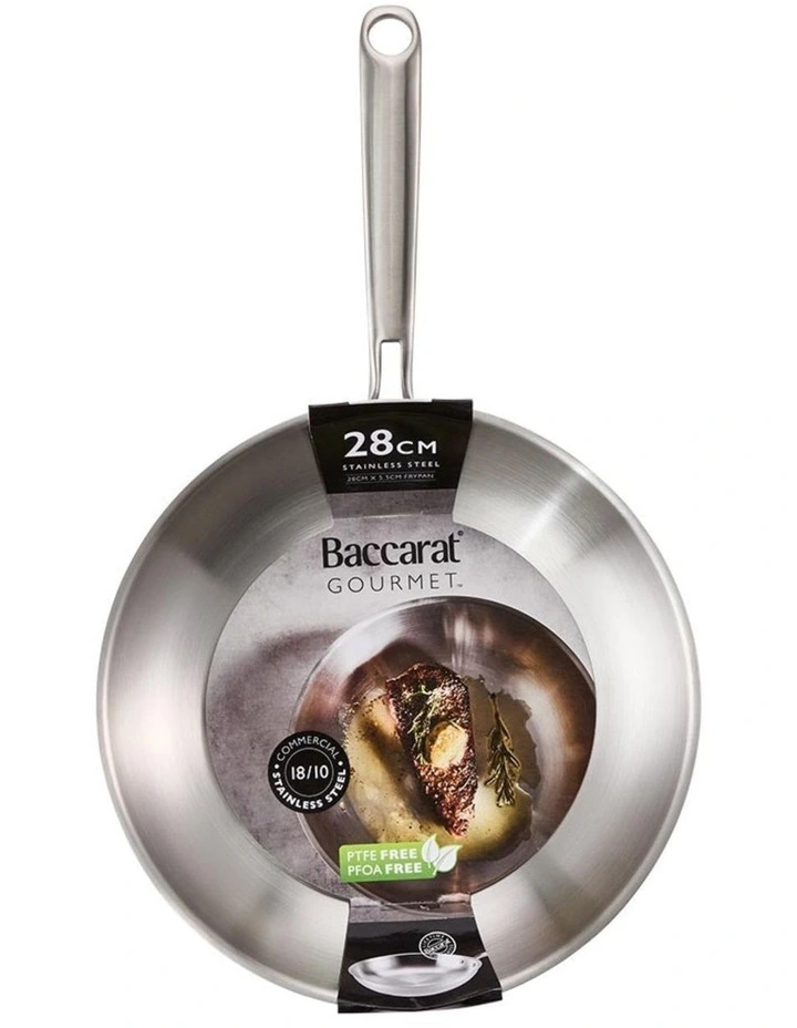 Baccarat Gourmet Frypan 28cm in Silver image 5