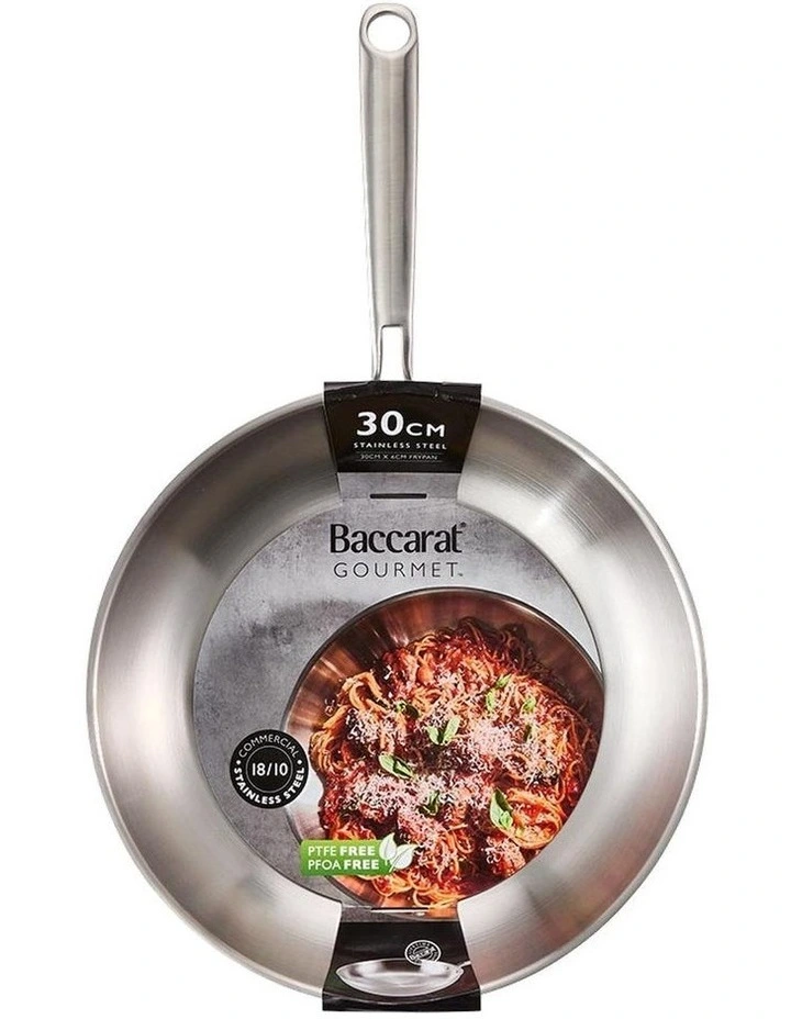 Baccarat Gourmet Frypan 30cm in Silver image 5